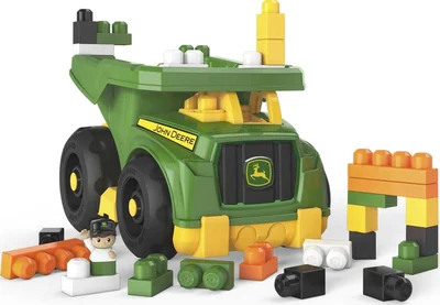 Mega Bloks John Deere Dump Truck toddler building set
