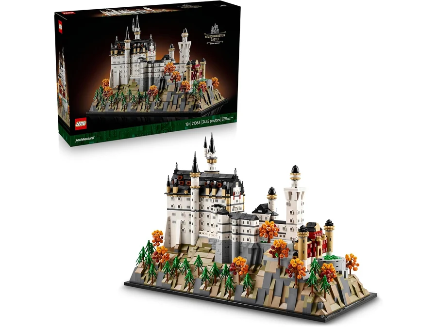 LEGO Architecture Neuschwanstein Castle 21063 with 3,455 pieces