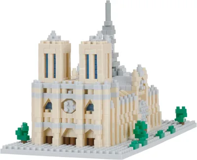 Nanoblock Notre Dame Cathedral NBH_205