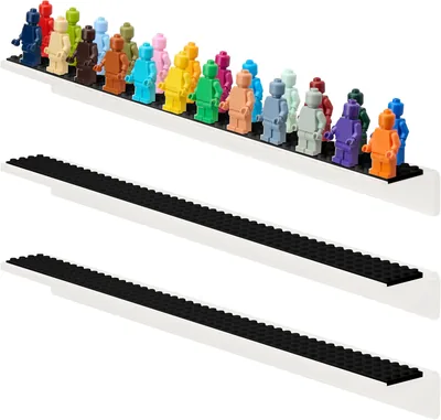 Tapeera acrylic minifigure shelves (3-pack)