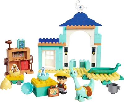 Centre de soins Dino Ranch BIG-Bloxx de 86 pièces avec figurines et dinosaures