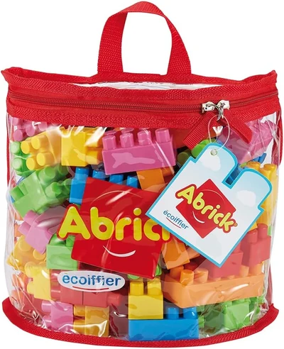 Sac de transport Ecoiffier Abrick avec 100 grandes briques