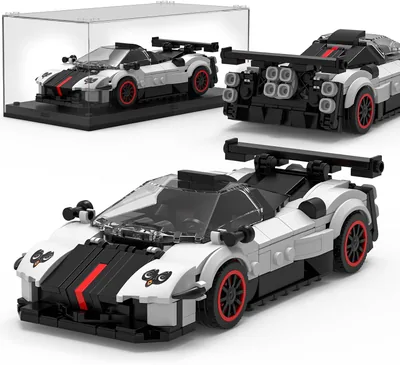 Mould King 27093, voiture avec vitrine