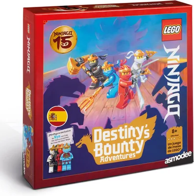 Ninjago: Destiny's Bounty Adventures, un juego de mesa Lego de Asmodee