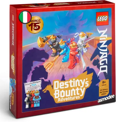 Ninjago: Destiny's Bounty Adventures, un gioco da tavolo Lego di Asmodee