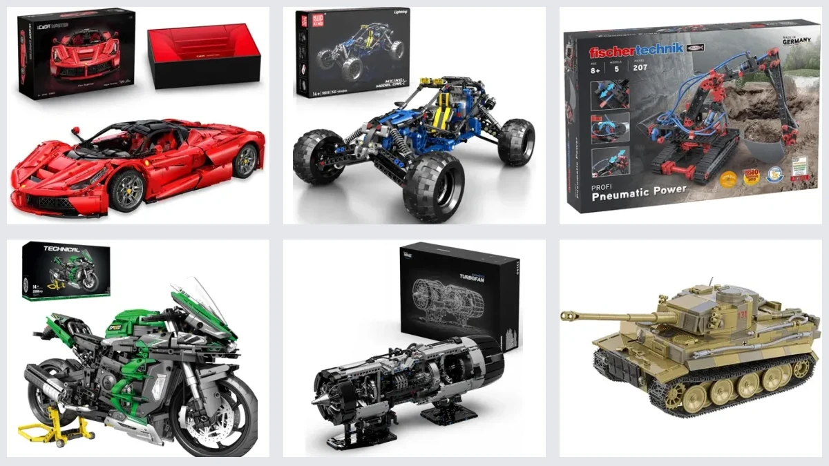 Lego® Technic alternatives: 6 strong brands compared