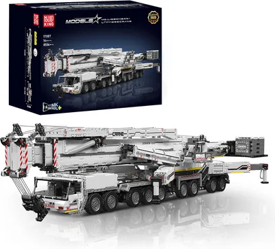 Mould King 17007 motorized crane truck building set