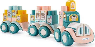 Ecoiffier Abrick train des animaux
