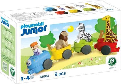 Playmobil Junior train des animaux 72084